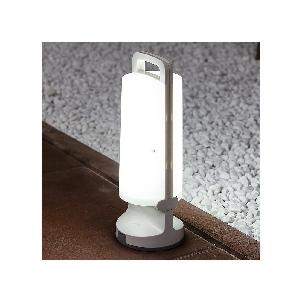 Lampa LED de exterior cu panou solar, 1,3 W, alb rece, culoare albă - Dragonfly Lutec 6904101331