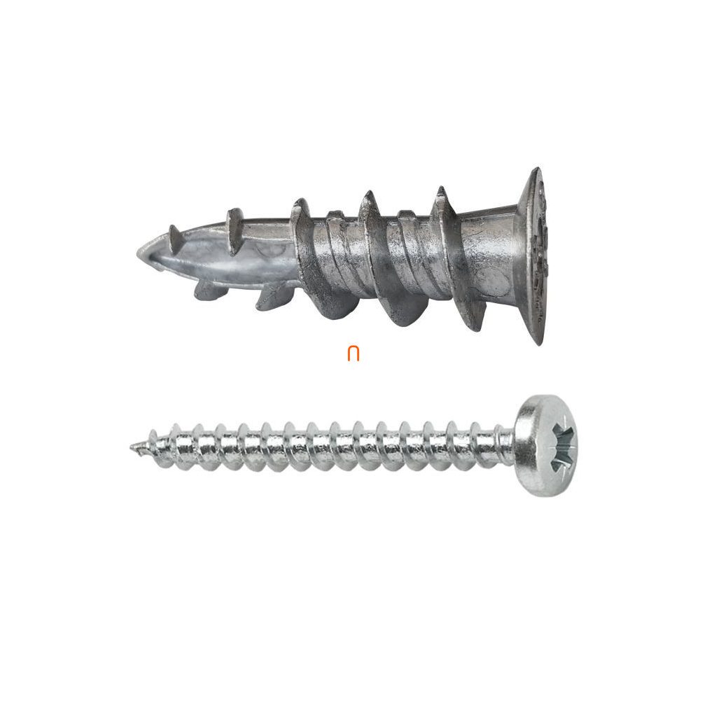 Șuruburi pentru gips-carton cu cap filetat, metal, autofiletante 4,5x35mm 937GKDZPZ50 Apolo/Celo