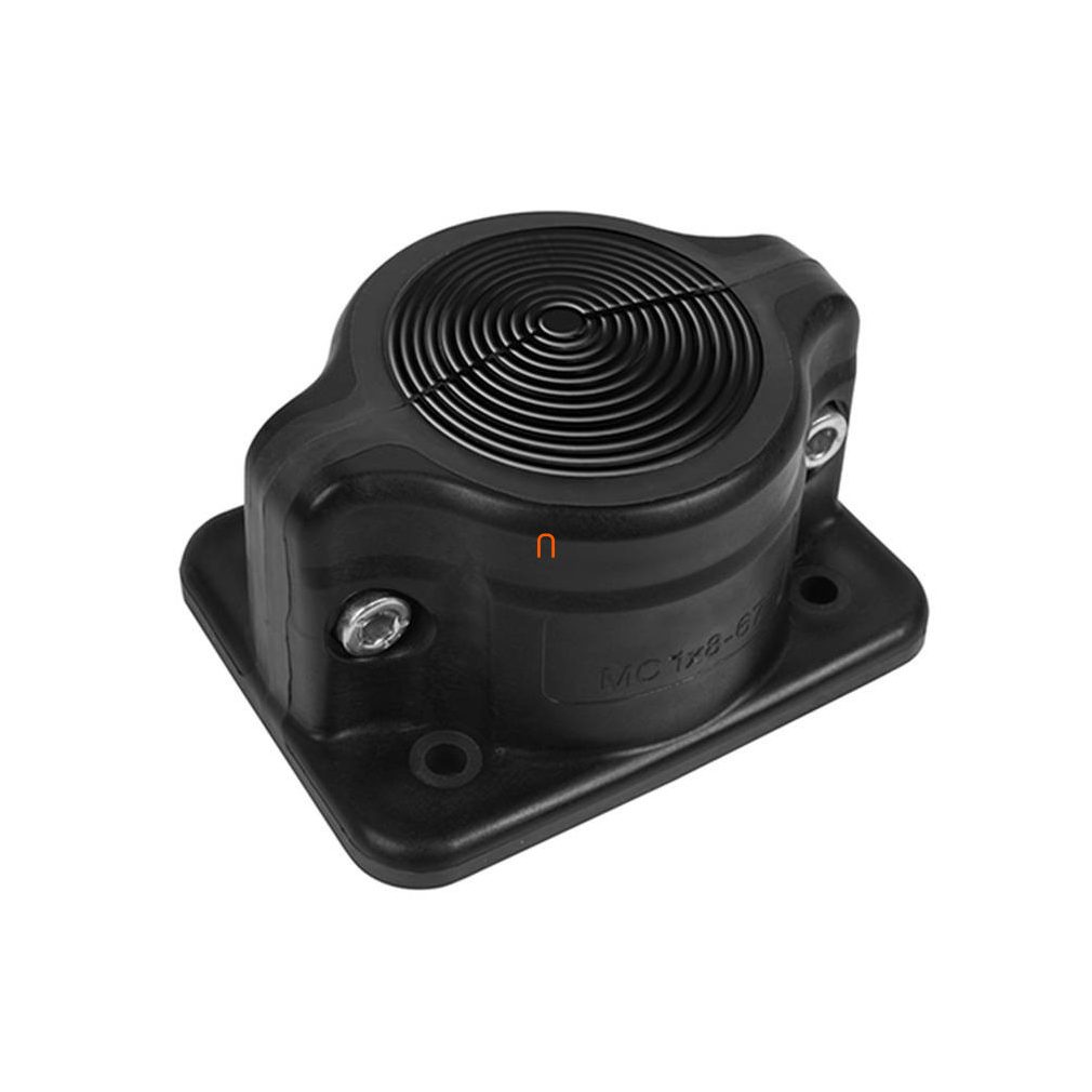 Intrări pentru cabluri MC 1x8-67mm IP55 RAL 9005 negru Morek MBA4N18B11 (rezistență la flacără: UL94 V0)