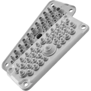   Morek MC35/37 IP67 RAL 7035 tavă de intrare a cablurilor gri (cu știfturi de fixare)  MBA1C37G11