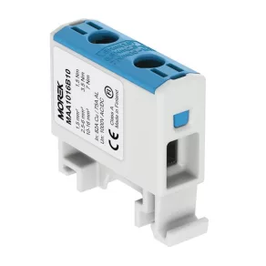   Clemă pentru cablu principal 1x 16/1x16 mm² albastră OTL16 Morek MAA1016B10