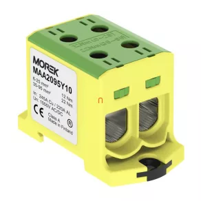   Clemă pentru cablu principal 2x 95/2x95 mm² verde/galben OTL95-2 Morek MAA2095Y10