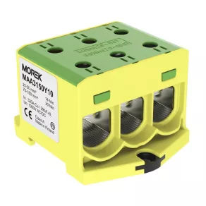   Clemă pentru cablu principal 3x150/3x150 mm² verde/galben OTL150-3 Morek MAA3150Y10