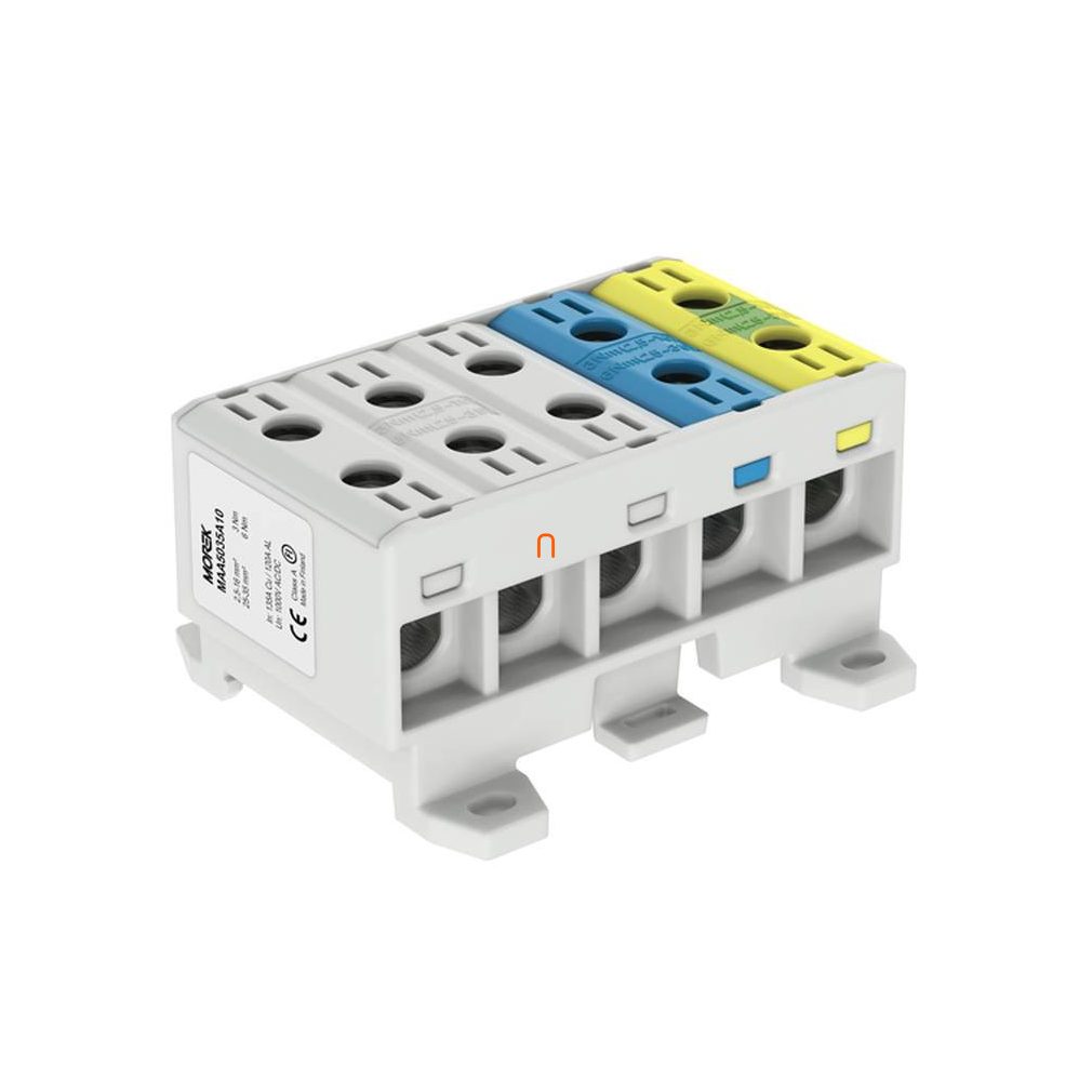 Conector pentru cablu principal 5x35 (2,5-35 mm2) gri albastru verde/galben Morek OTL35-5x MAA5035A10