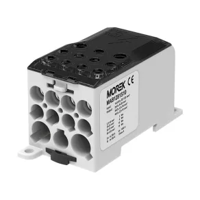   Bloc de distribuție Morek OJL 280A, gri, 1xAl/Cu120, ieșiri: 2x35/5x16/4x10 mm² MAB1281S10