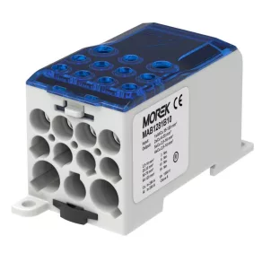   Bloc de distribuție Morek OJL 280A albastru 1xAl/Cu120, ieșiri: 2x35/5x16/4x10 mm² MAB1281B10