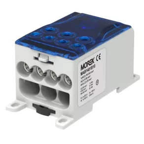   Bloc de distribuție Morek OJL 400A albastru 1xAl/Cu95-240 - 4xCu35/3xCu50 MAB1401B10