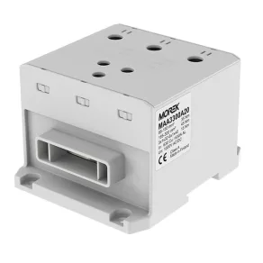   Clemă pentru cablu principal 3xAl/Cu 95-300 mm² / 6x1x40, gri, pentru șină flexibilă OTL300-3B Morek MAA3300A20