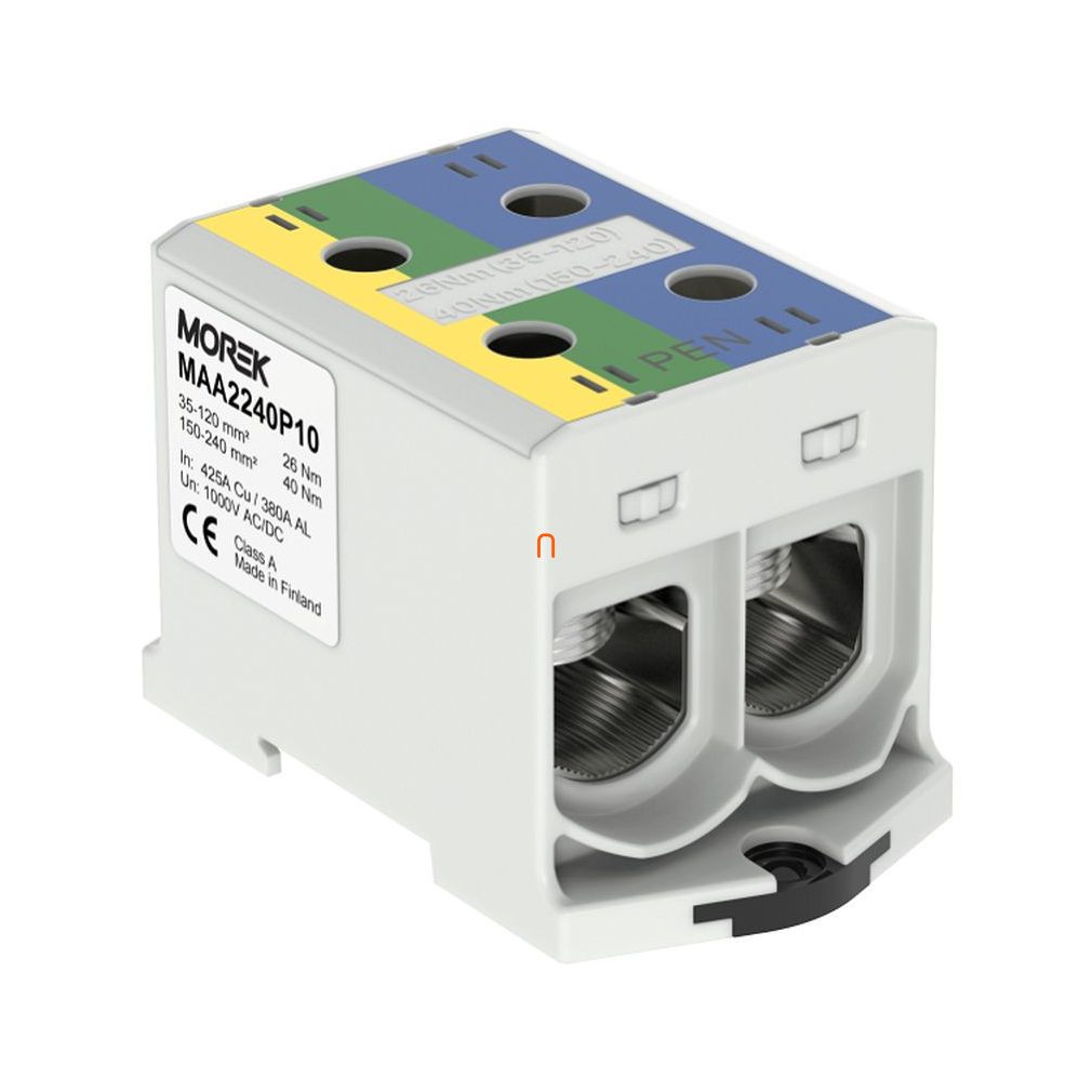 Conector principal 2x240/2x240 mm2 verde/galben/albastru OTL240 Morek MAA2240P10
