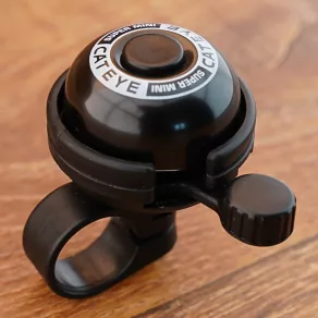 Clopoțel pentru bicicletă Cateye Mini Bell, negru - PB600B