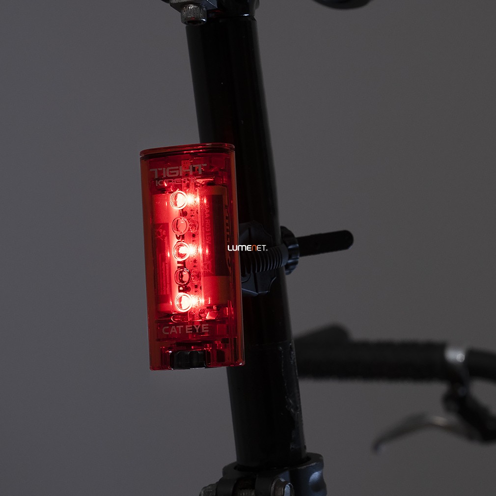 Lumină pentru bicicletă cu baterii, Cateye (Tight kinetic)