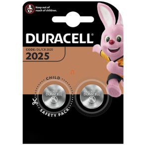 Baterie buton litiu Duracell CR2025 3V, 2 bucăți