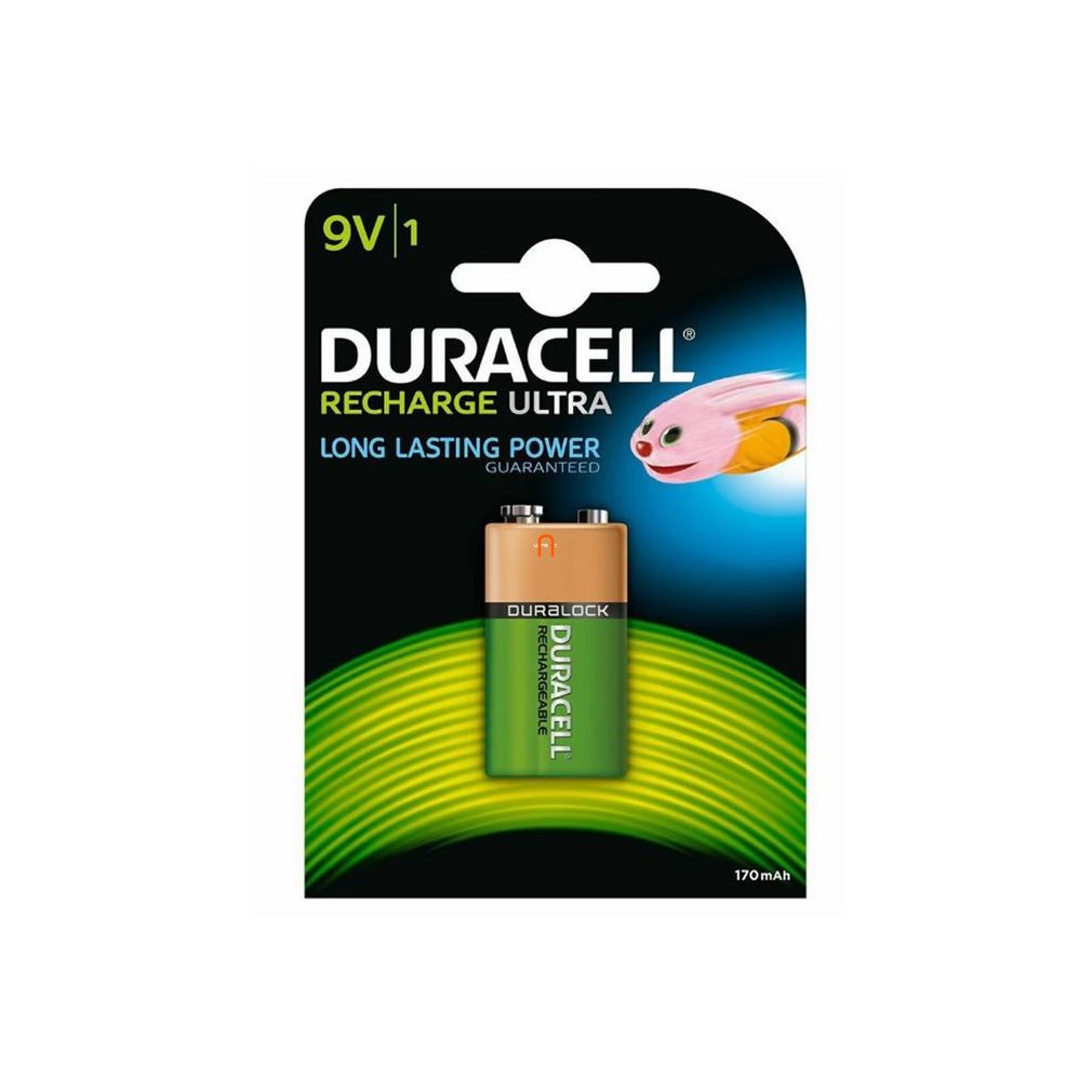 Baterie Duracell Ni-Mh 9V 170 mAh DUR 9V