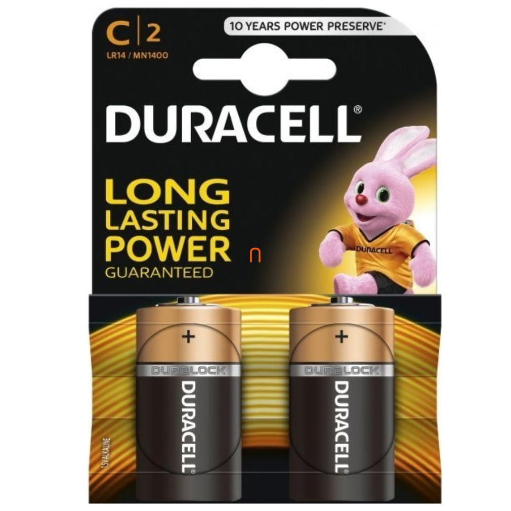 Baterie Duracell baby R14 1,5V 2 bucăți (Basic)