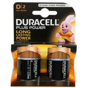   Baterie Duracell Goliath R20 1,5 V, pachet de 2 bucăți (Basic)