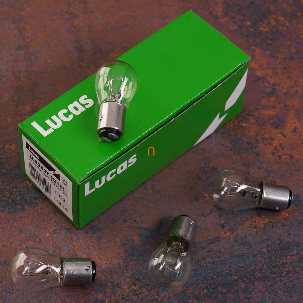 Bec indicator Lucas Standard 12V P21/5W, 10 buc/pachet