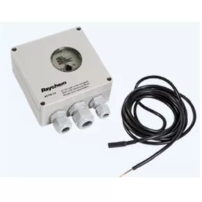   Raychem AT-TS-14  Termostat de reglare cu senzor de temperatură pentru conducte sau termostat de mediu, interval: 0 °C - +120 °C