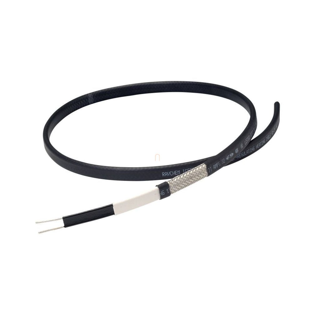 Raychem Cablu de încălzire autoreglabil FROSTOP BLACK pentru jgheaburi, burlane, țevi, pentru protecție împotriva înghețului, 18 W/m