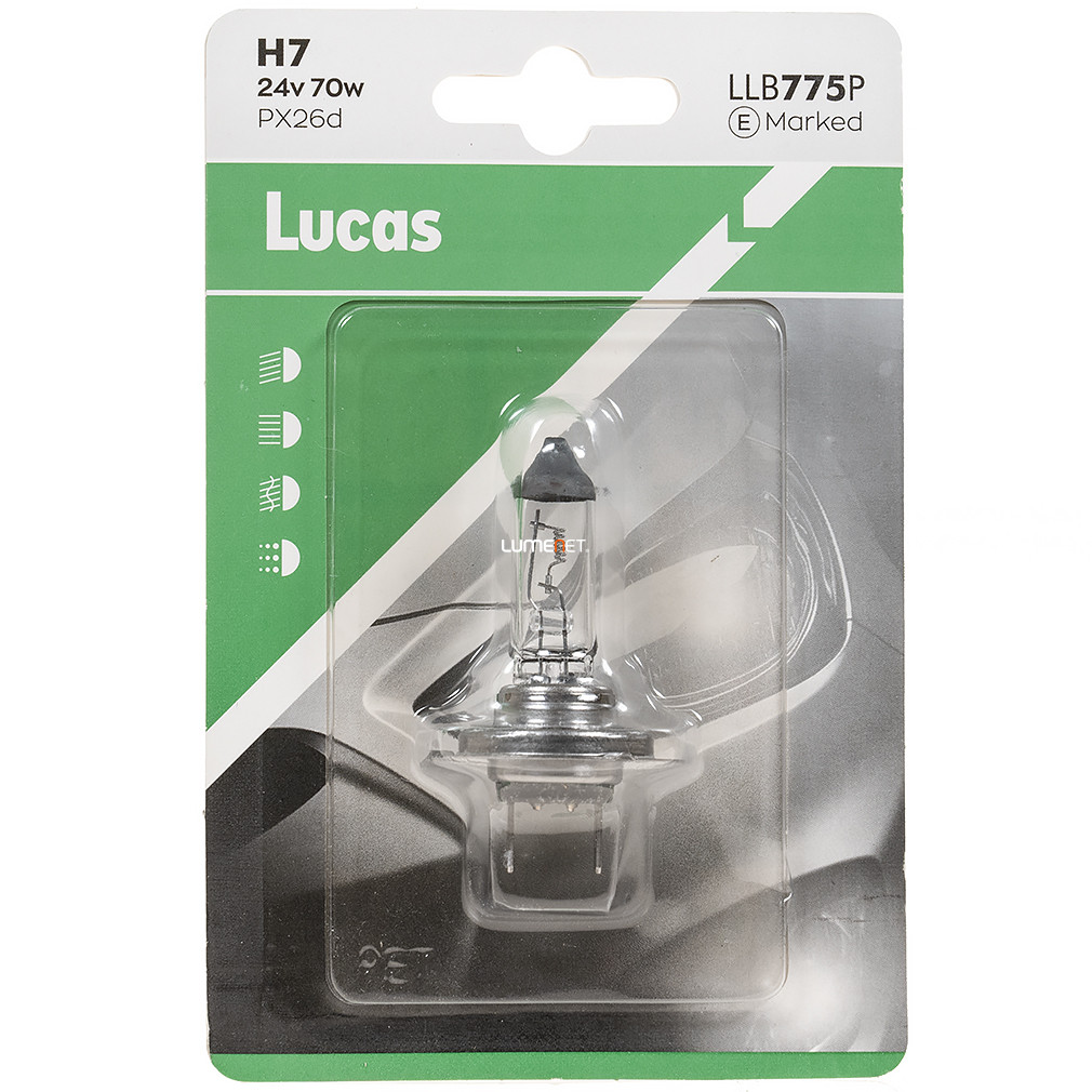 Bec Lucas H7 24V 70W, 1 buc/blaster