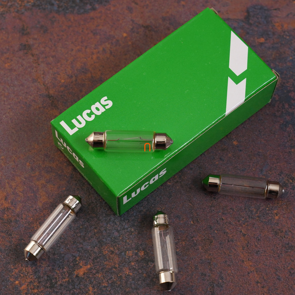 Lucas Standard 12V indicator de direcție 41 mm, 10 W, 10 bucăți/pachet