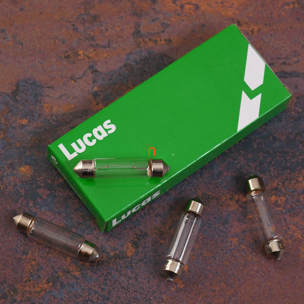 Bec indicator pentru plafon Lucas Standard 24V 10W, 10 buc/pachet