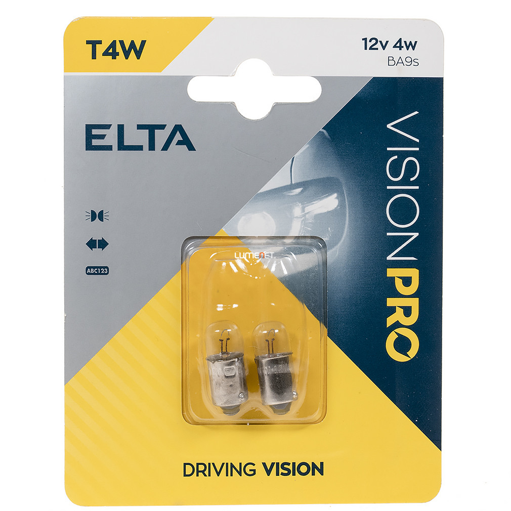 Bec indicator Elta Vision Pro 12V T4W, 2 buc/blaster