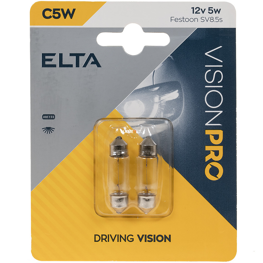 Elta Vision Pro 12V C5W bec indicator 35mm, 2pcs/blaster