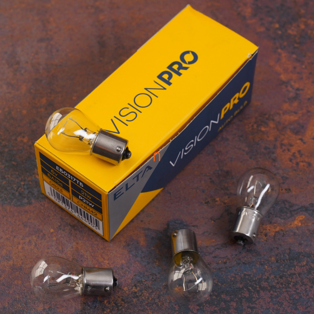Elta Vision Pro 6V P21W indicator luminos pentru motociclete, 10 bucăți/pachet