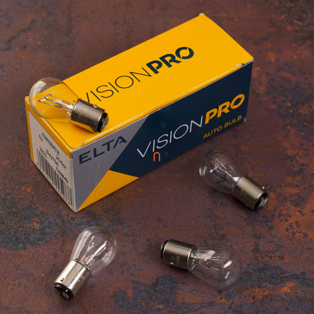 Elta Vision Pro 6V P21/5W indicator luminos pentru motociclete, 10 bucăți/pachet