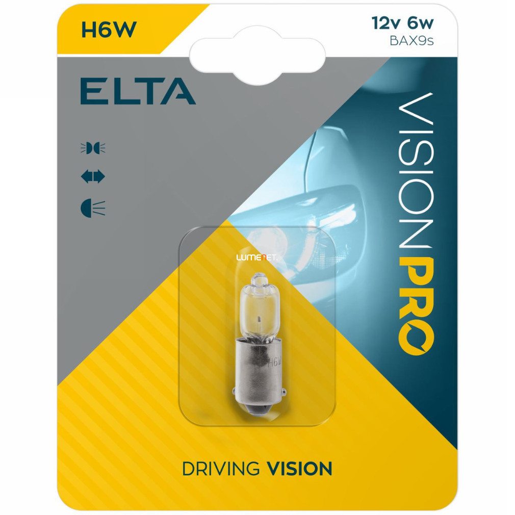 Elta Vision Pro H6W indicator luminos 12V 6W, 1 buc./blister