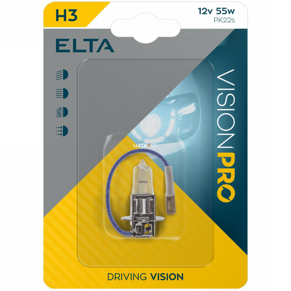 Elta Vision Pro H3 bec auto 12V 55W, 1 buc/blaster