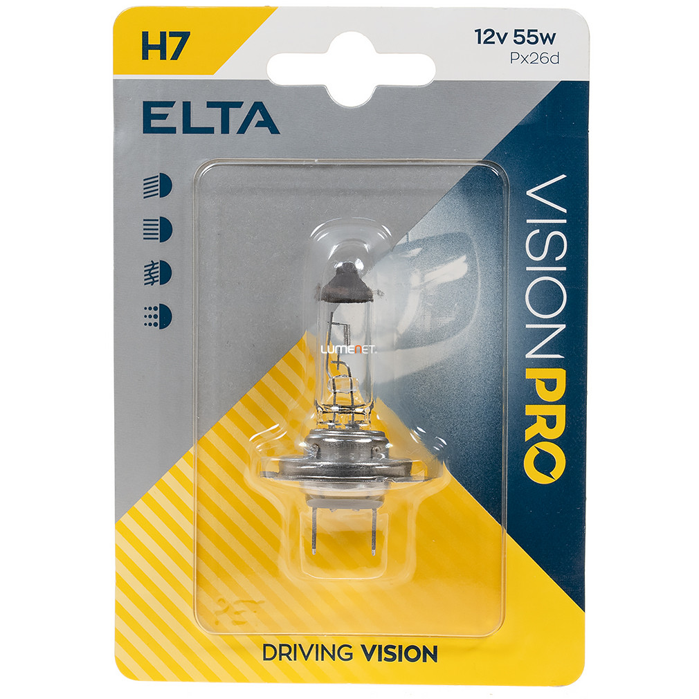 Elta Vision Pro H7 bec auto 12V 55W, 1 buc/blaster