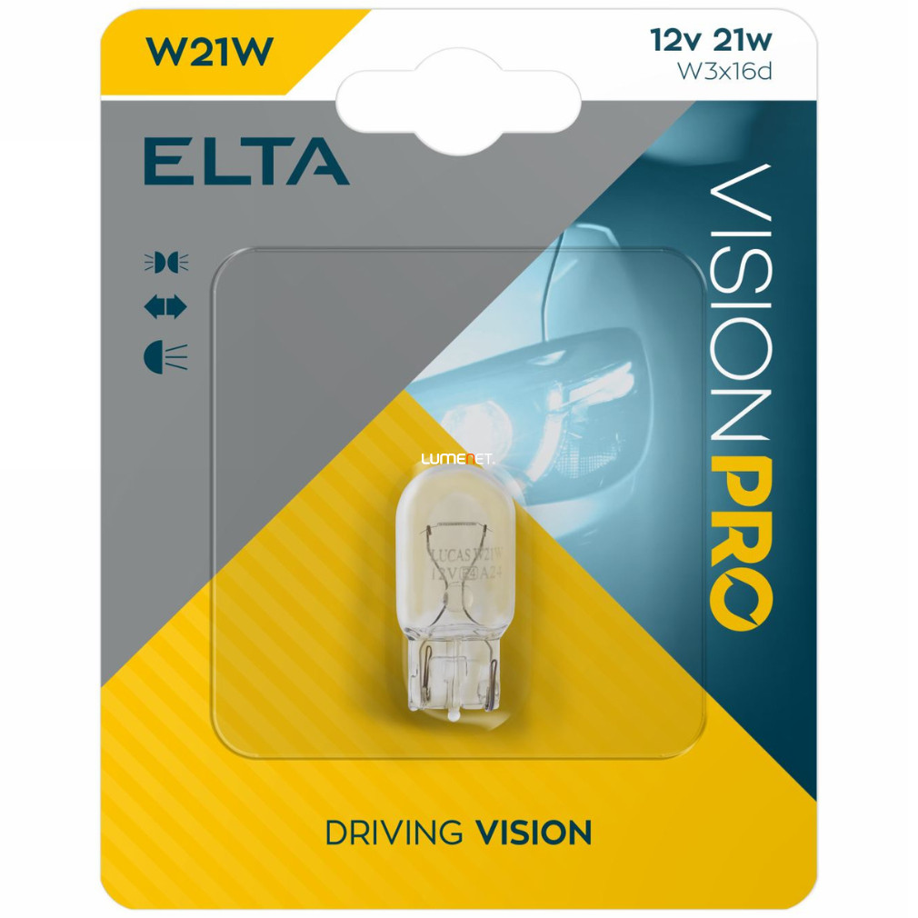 Bec indicator Elta Vision Pro T20 12V 21W, 1 buc/blaster