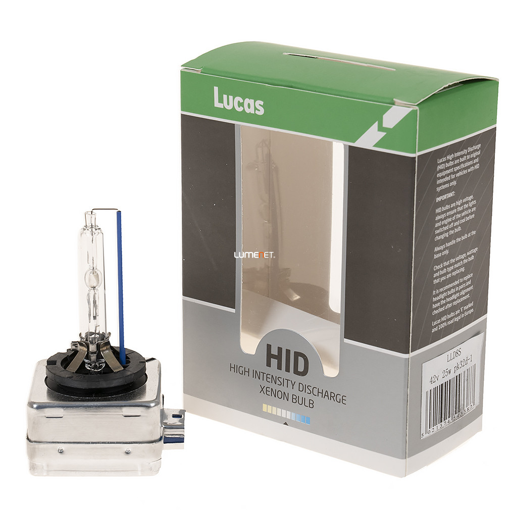 Bec auto xenon Lucas D8S 42V 25W, cutie de 1