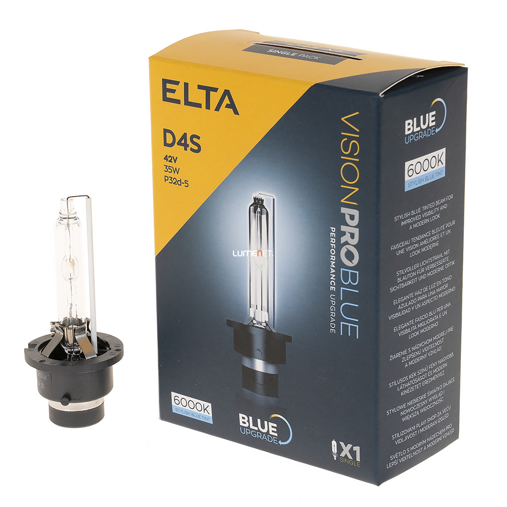 Bec xenon Elta Vision Pro Blue D4S 35W, cutie de 1