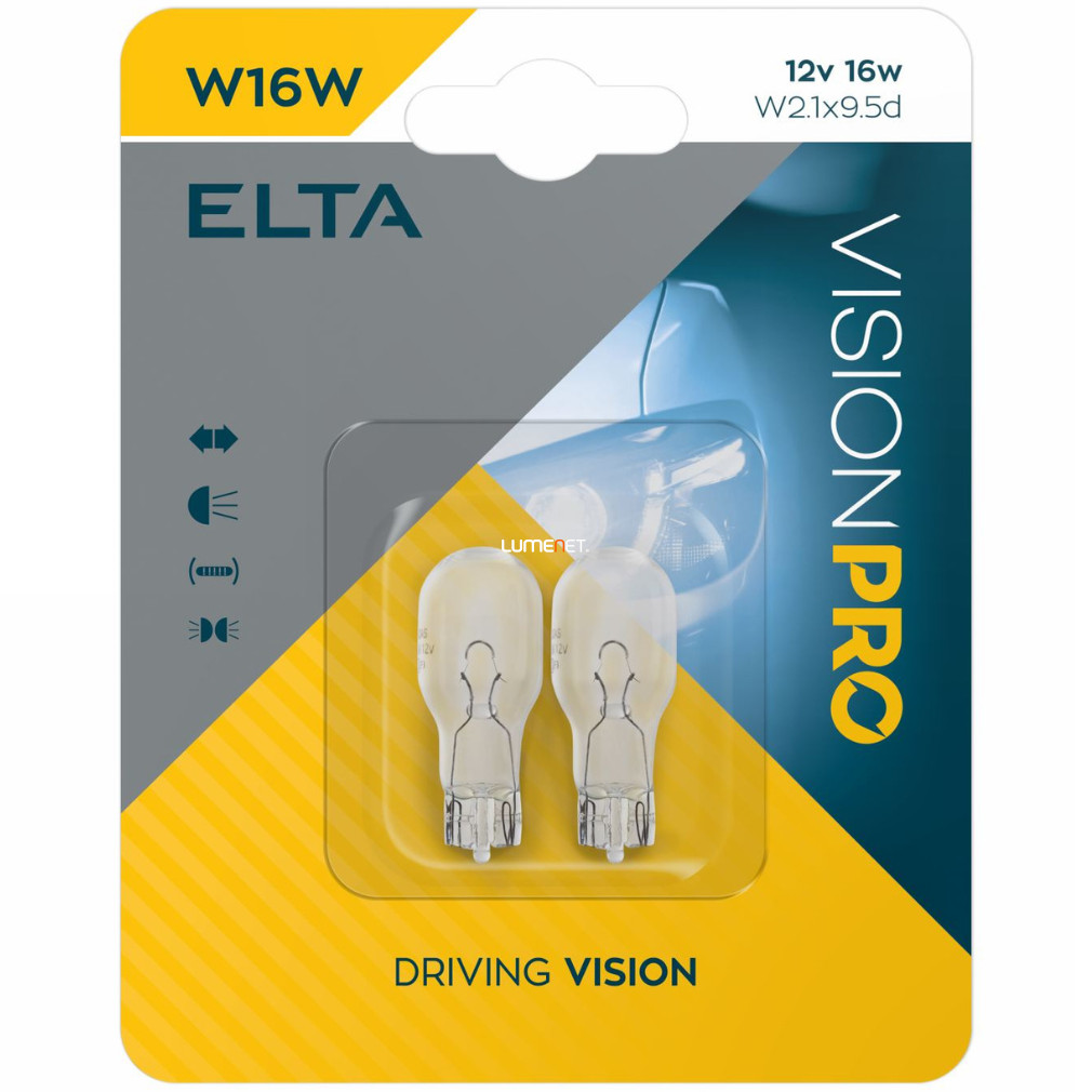 Elta Vision Pro W16W bec indicator 12V 16W, 2 buc/blaster