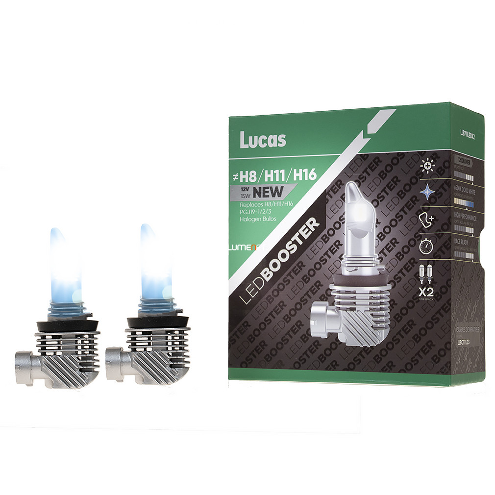 Lucas H8/H11/H16 LED 12V 15W, 2 buc/pachet