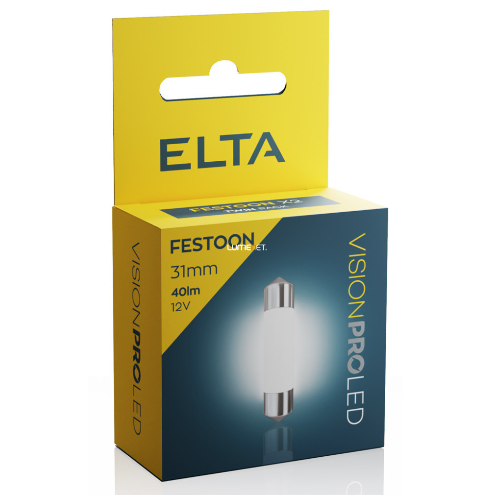 Elta Vision Pro C5W Indicator LED pentru soffit 31mm 12V 1,6W, 2 buc/pachet