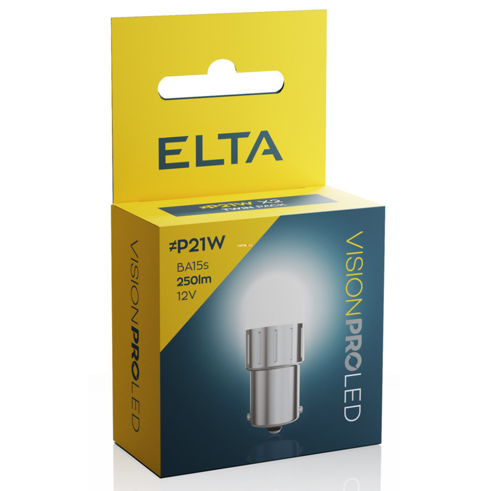 Ambalaj defăcut Elta Vision Pro P21W LED indicator 12V 2,4W, 2 buc/pachet