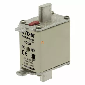   Siguranță Eaton NH 100 A, dimensiune DIN 00, 500 V c.a., GG/GL, siguranță NH 00 GG 100 A 500 V d.i.-100nhg00b