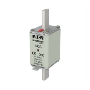   Siguranță Eaton NH 100 A, dimensiune DIN 1, 500 V c.a., GG/GL, -100NHG1B
