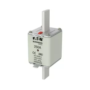   Siguranță Eaton NH 250 A, dimensiune din 2, 500 V c.a., gg/gl, siguranță NH 250 A 500 V gg dimensiune 2 dual ind-250nhg2b