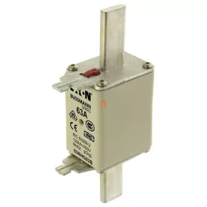   Siguranță Eaton Bussmann NH 63A, dimensiune DIN 02, 500 V c.a., gG/gL 63NHG02B