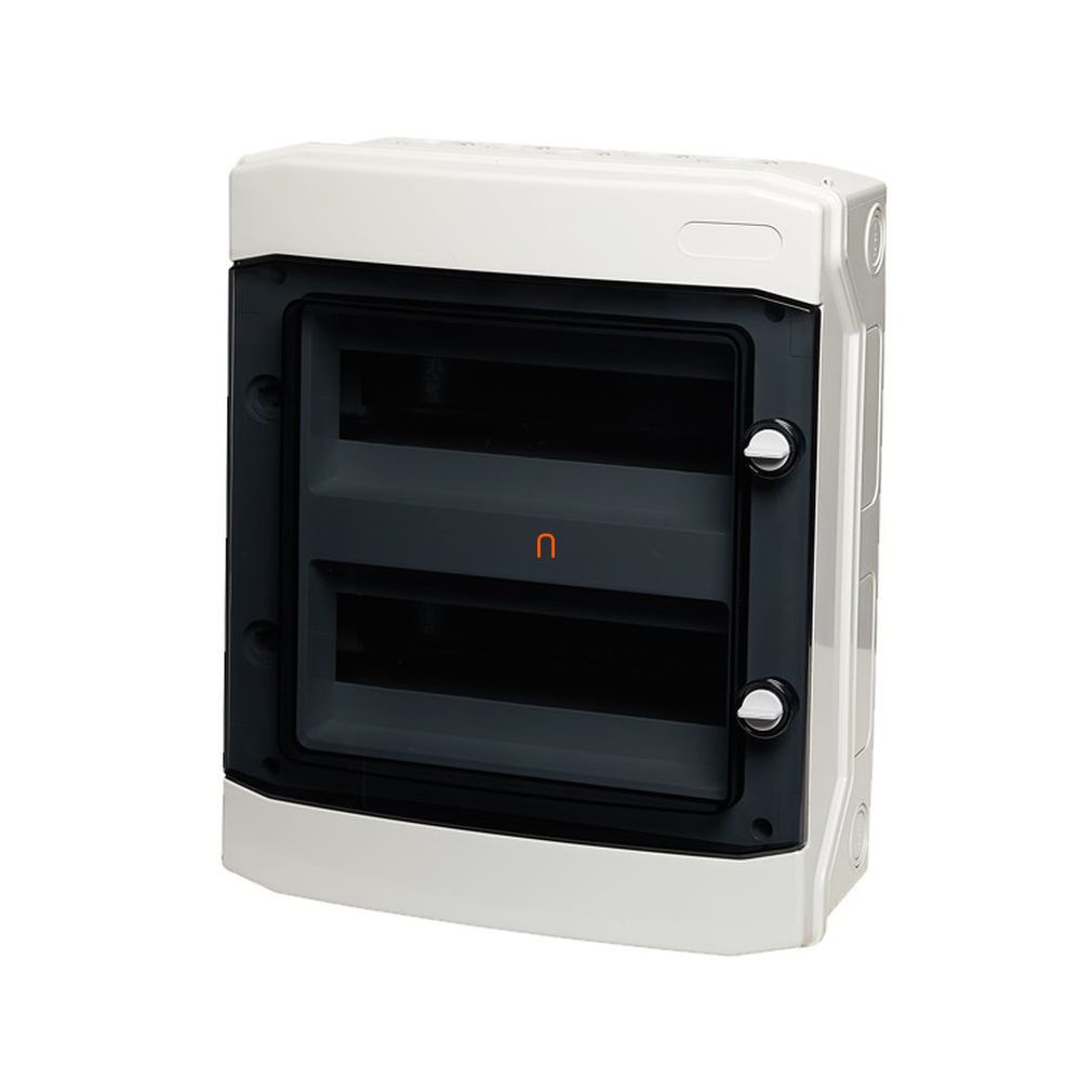 IMO E-24W Cutie de distribuție 24 module 1500VDC IP65 384x319x144mm ușă transparentă cu încuietoare cu cheie disponibilă ca accesoriu