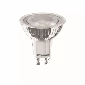   LED GU10 4,5 W, 345 lm, 3000 K, lumină albă caldă, unghi de 36°, Ra80, 230 V, RefLED ES50, reglabil, 0029126, Sylvania