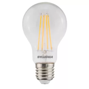   Bec LED tip bec 7W COG E27 806 lm 4000 K, lumină albă neutră, unghi de 300°, Ra80, 230 V, ToLEDo RT GLS V5 CL, transparent, dxh=60x110 mm, 0029329, Sylvania