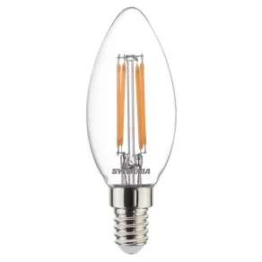   Sylvania ToLEDo Candle 0029373 Bec LED tip lumânare COG transparent E14 4,5 W 2700 K Ra80 470 lm 230 V 360°