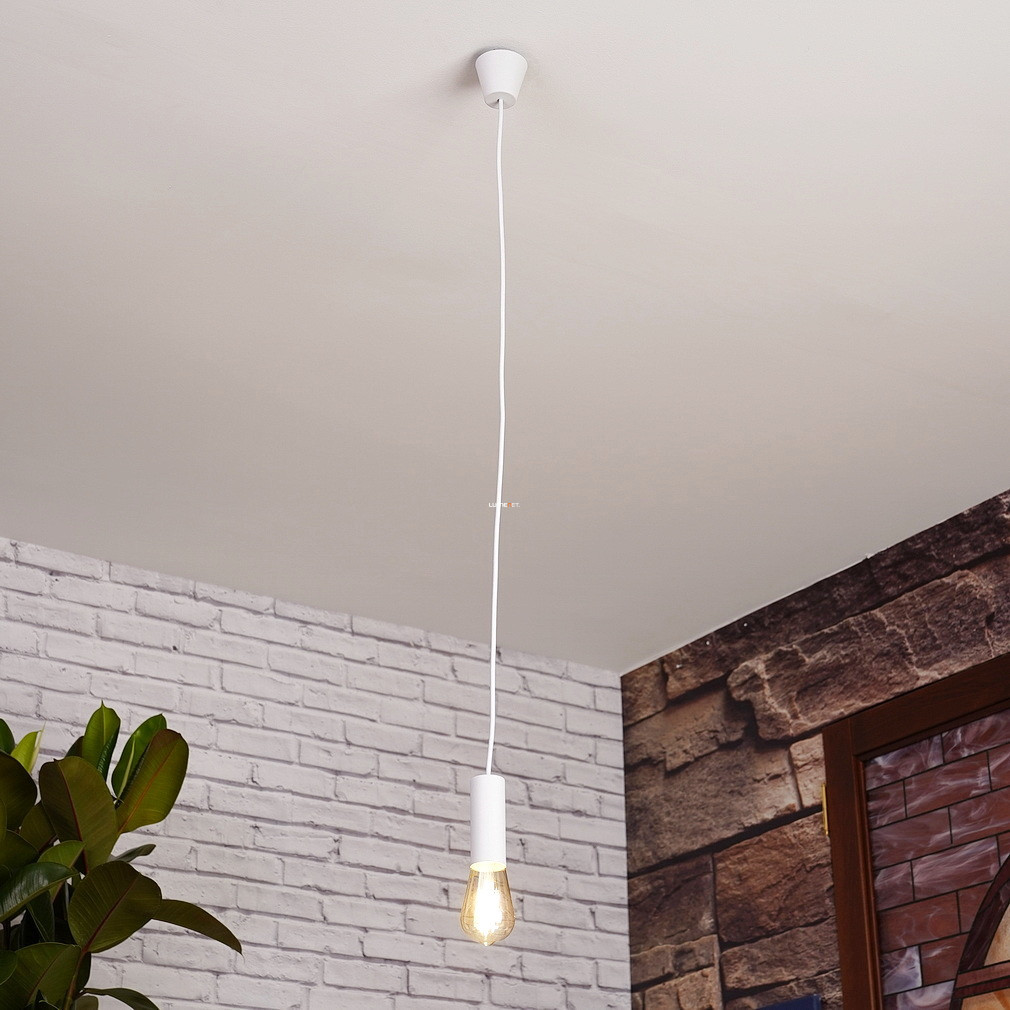 Lampa suspendată cu cablu textil - Sylpendant White Sylvania 0043369