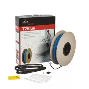   T2Blue-20, 86 m, 1710 W  Cablu de încălzire cu putere constantă, cu două fire, cu conector rece, 20 W/m, lungime: 86 m, putere: aprox. 1710 W/230 V (R-BL-C-86M/T0)