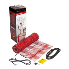   QuickNet-90, 6,0 m², 540 W  Plasă de încălzire autoadezivă cu două fire, ecranată, grosime 3,5 mm, dimensiuni 0,5 m x 12,0 m, putere 90 W/m²  230 V   (R-QN-N-6,0M2/T0)